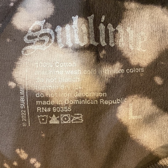 Tiedye and acid washed sublime vintage tee - Picture 3 of 3